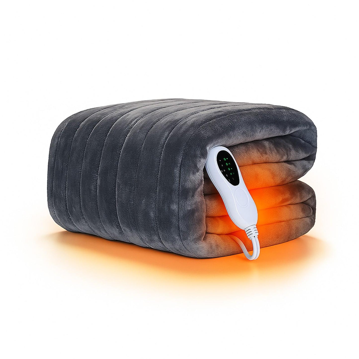 Heated Blanket Queen Size — 10 Heat Levels, Dual Zone Control, Auto Shut-Off | HeatWave™